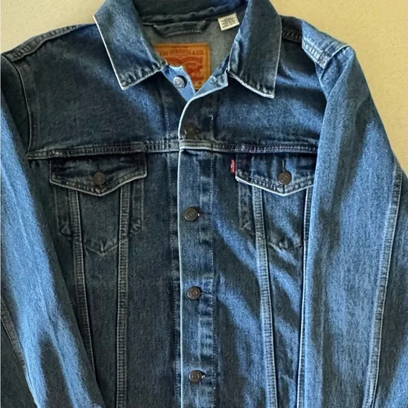 Levi's Men's Blue Denim Jacket - Classic Indigo - Picture 11 of 16